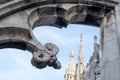 Milan Cathedral roof arches detail Royalty Free Stock Photo