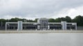 Police Station and Civic Center on Austin Peay Highway, Memphis, TN Royalty Free Stock Photo