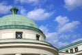 Architectual detail: copper dome