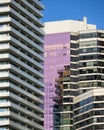 Toronto Architectural Abstract of high rise buildings Royalty Free Stock Photo