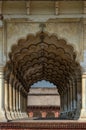 Architectural Arches In The Red Fort Of Delhi