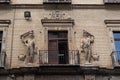 Architectural and artistic fragment of a building of the early 20th century, Murcia, Spain