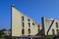 Architectural astronomical instruments in Jantar Mantar observatory completed in 1734, Jaipur, India Royalty Free Stock Photo