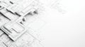Architectural Blueprint for Modern Construction Projects Royalty Free Stock Photo