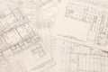 Architectural blueprints