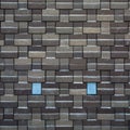 Architectural Brick Facia Detail ON A Modern Building Royalty Free Stock Photo