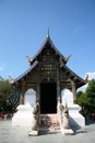 Architectural building Buddhist temple in Thailand