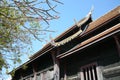 Architectural building Buddhist temple in Thailand