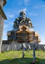 Architectural Building Kizhi Pogost on the Kizhi island in Russia