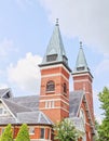 Architectural Church Steeple in Troy, Alabama