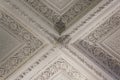 Architectural close up of the ceiling of Sintra Pena Palace Royalty Free Stock Photo