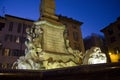 Architectural close up of the Fountain of the Pantheon Royalty Free Stock Photo