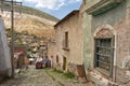 Architectural closeup detail of mainly abandoned buildings in Real de Catorce Royalty Free Stock Photo