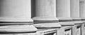 Architectural Columns on a Federal Courthouse