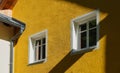 Architectural composition. Windows, light and shadow.