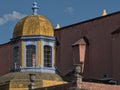 Architectural cupola in the downtown area of San Miguel de Allende, Mexico.