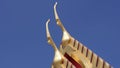 Architectural decorative ornament against blue sky