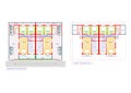 Architectural Design Plan - Duplex 4 Bed Room Flat Royalty Free Stock Photo