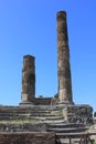 Architectural detail of the ancient ruins of Pompei