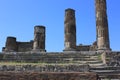 Architectural detail of the ancient ruins of Pompei Royalty Free Stock Photo