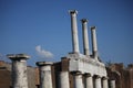 Architectural detail of the ancient ruins of Pompei Royalty Free Stock Photo