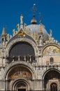 Architectural detail of Basilica San Marco, Venice Royalty Free Stock Photo