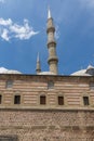 Architectural detail of Built by architect Mimar Sinan between 1569 and 1575 Selimiye Mosque in city of Edirne, Turkey