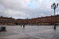 Architectural detail of the Capitole de Toulouse square, France Royalty Free Stock Photo