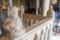 Architectural detail of the Chiesa di Santa Lucia, Treviso, Italy