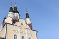 Architectural detail of the Church of the Resurrection, Russia Royalty Free Stock Photo