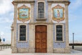 Architectural detail of the church of S. Bartolomeu de Mar, POrtugal