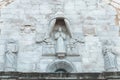 Architectural detail of the Church of Santa Maria do Castelo in Tavira, Portugal Royalty Free Stock Photo