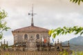 Architectural detail of City Hall of Irun in spain Royalty Free Stock Photo