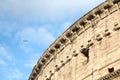 architectural detail at the Colosseum, Amphitheatrum Novum, Amphitheatrum Flavium, Rome, Italy, Europe Royalty Free Stock Photo