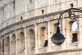 architectural detail at the Colosseum, Amphitheatrum Novum, Amphitheatrum Flavium, Rome, Italy, Europe