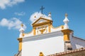 Architectural detail of the convent of Loios in Evora