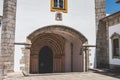 Architectural detail of the convent of Loios in Evora