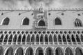 Architectural detail - Doge`s palace in St Mark`s Square in Venice, Italy Royalty Free Stock Photo