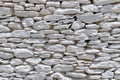 Architectural detail of a drystone wall, Kythnos island, Cyclades, Greece