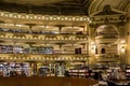 Architectural detail of El Ateneo Grand Splendid in Buenos Aires, Argentina