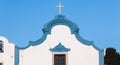 Architectural detail of Ermida Church of Nossa Senhora da Orada in Albufeira, Portugal