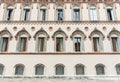 Architectural detail - exterior of historic building in Venice, Italy Royalty Free Stock Photo