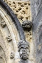 Architectural Detail in Vicars Close in Wells, Somerset Royalty Free Stock Photo