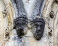 Architectural Detail in Vicars Close in Wells, Somerset Royalty Free Stock Photo