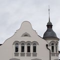 Architectural detail - facade of an Art Nouveau building