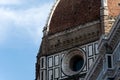 Architectural detail, Florence Cathedral of Saint Mary of the Flowers Royalty Free Stock Photo