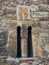 Detail of Historic 11th Century Byzantine Greek Orthodox Church, Athens, Greece Royalty Free Stock Photo