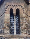 Detail of Historic 11th Century Byzantine Greek Orthodox Church, Athens, Greece Royalty Free Stock Photo