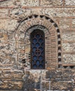 Detail of Historic 11th Century Byzantine Greek Orthodox Church, Athens, Greece Royalty Free Stock Photo