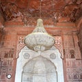 Architectural detail of Jama Masjid Mosque, Old Delhi, India, spectacular architecture of the Great Friday Mosque Jama Masjid Royalty Free Stock Photo